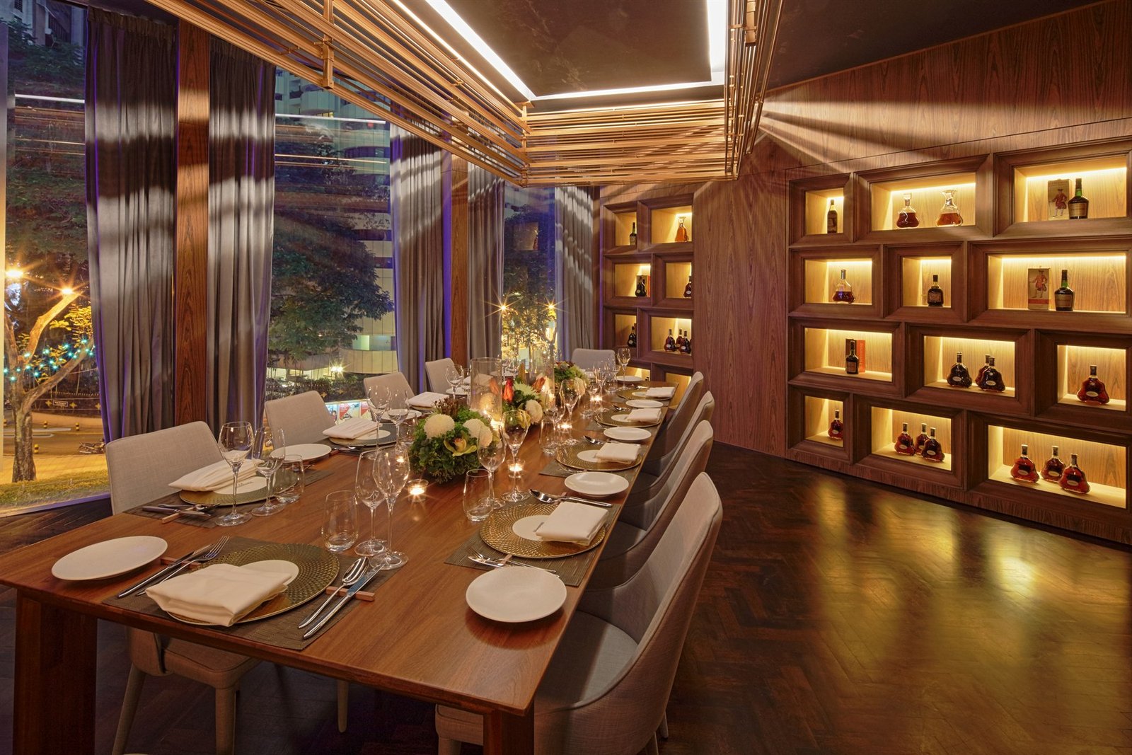 Inside the Hennessy Salon — ten guests, the 1930s cellar