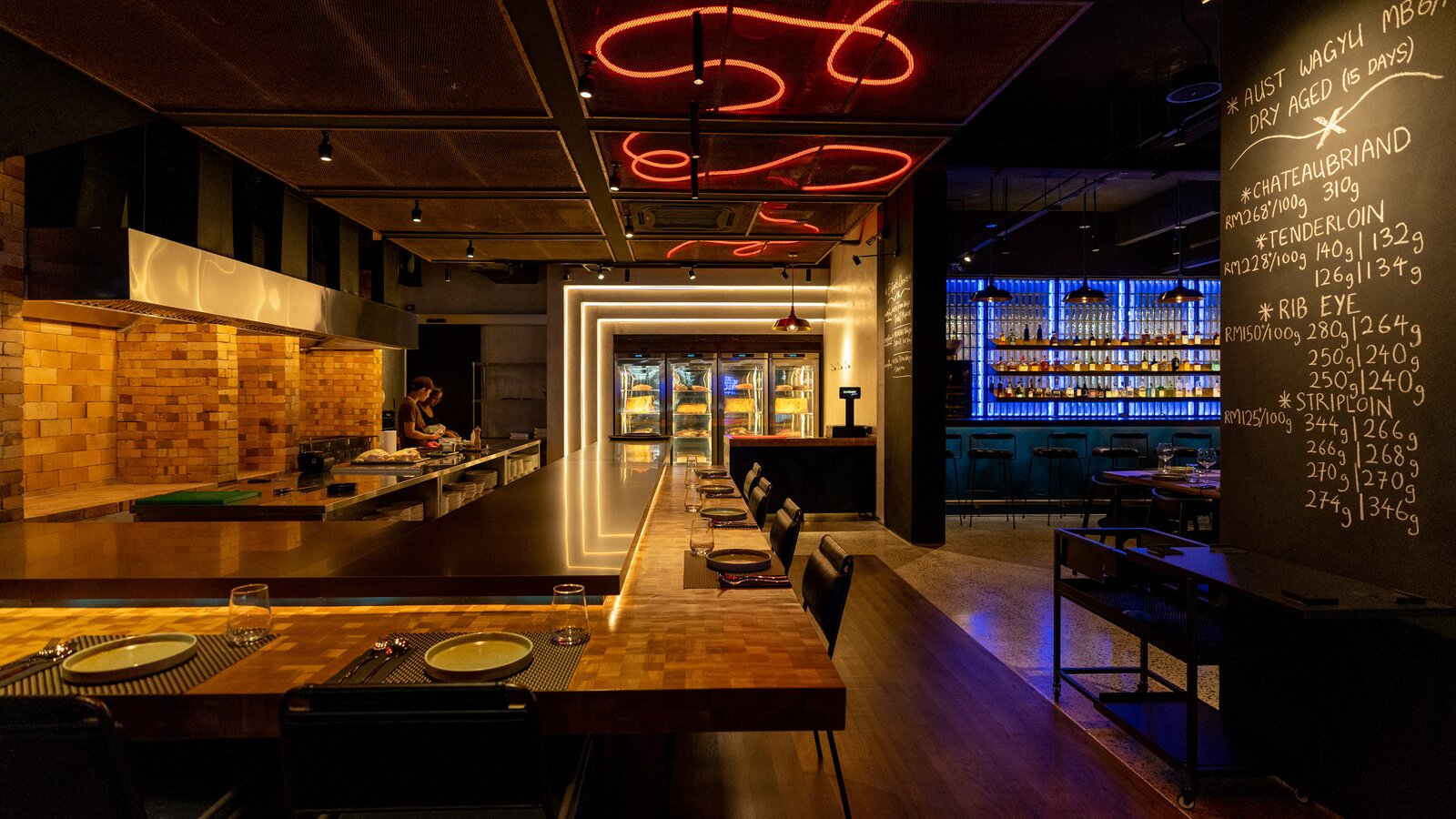 MeatMore dining room — the room as it received its guests.