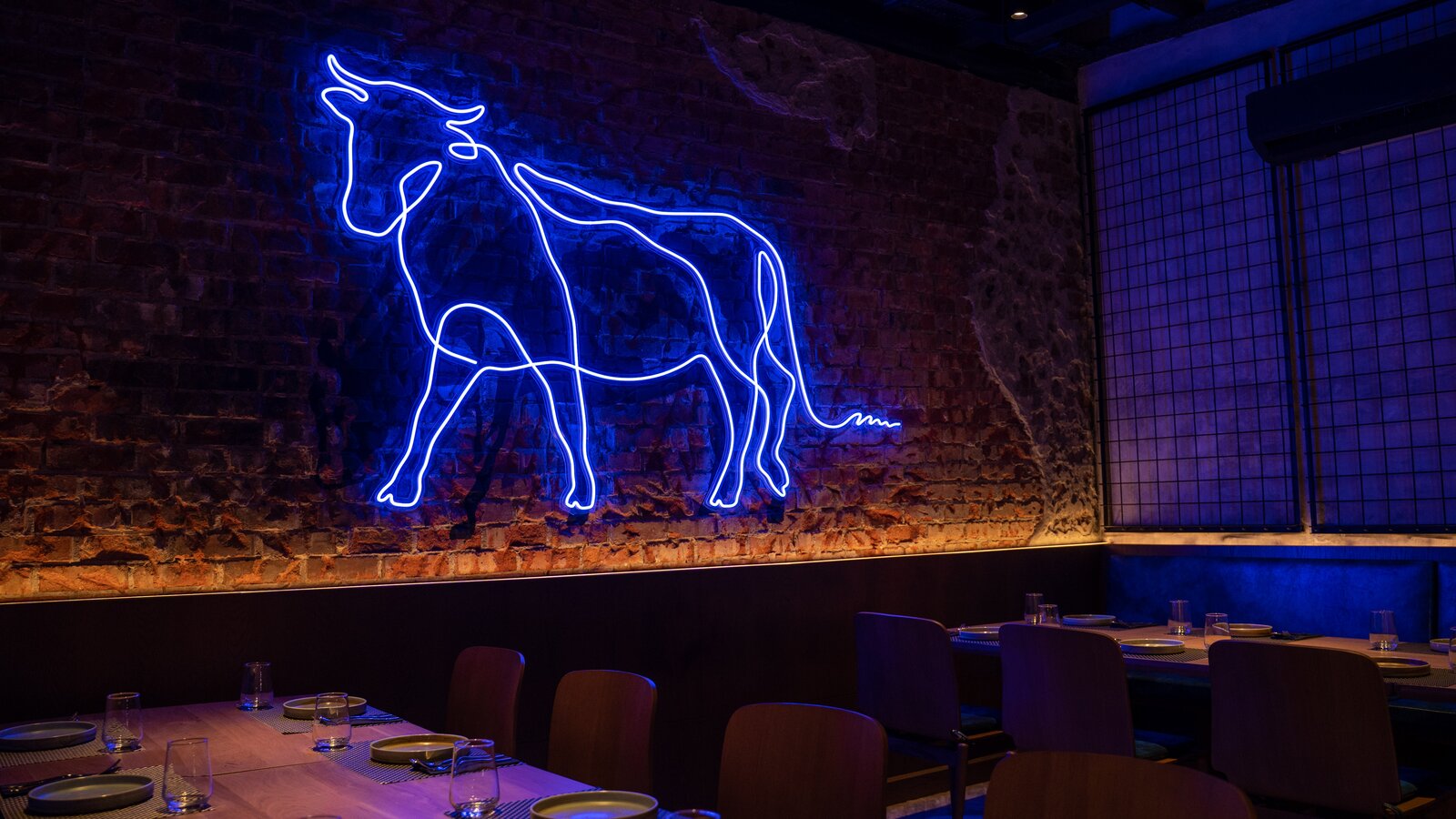MeatMore dining room — interior detail.