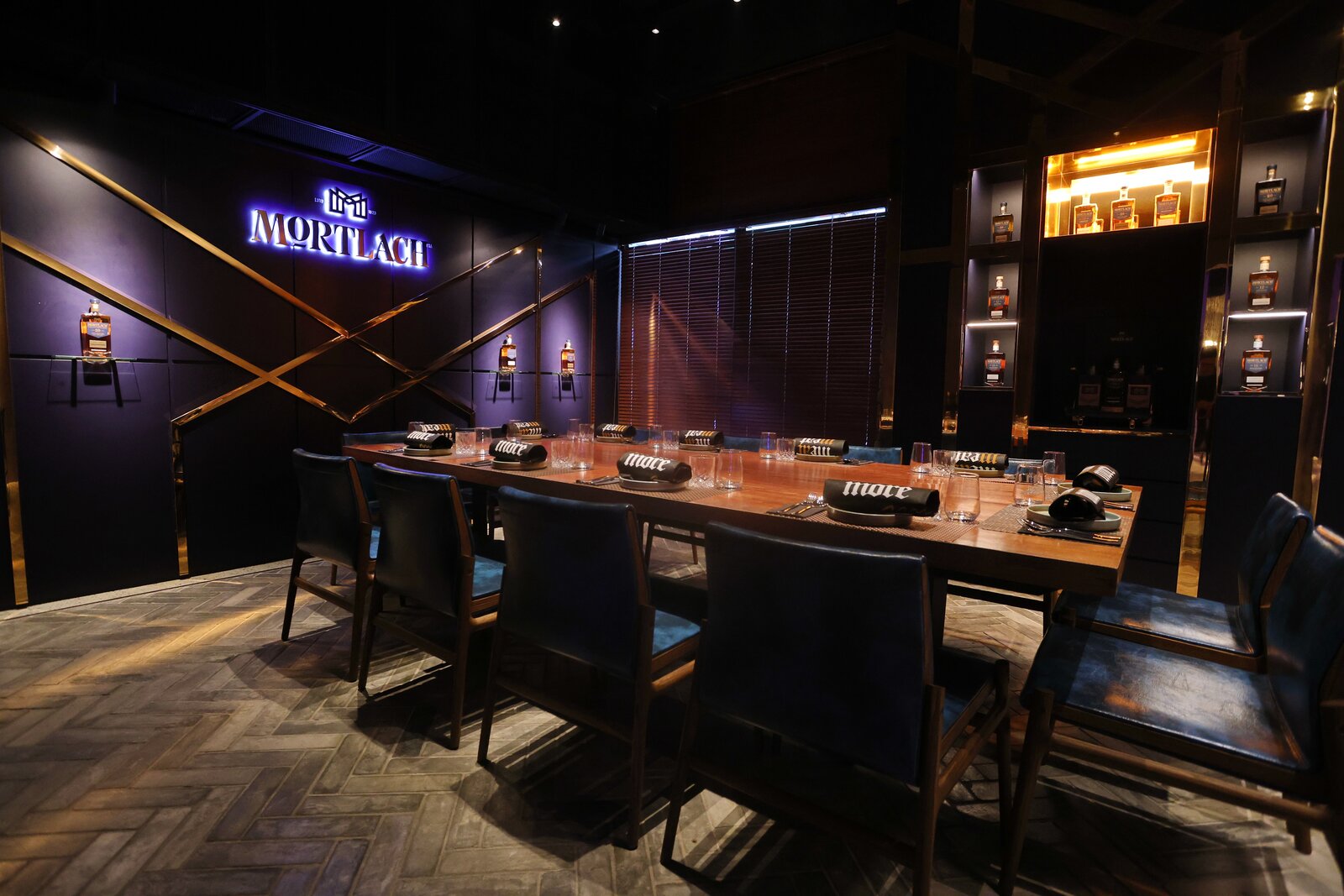 The Mortlach Room — pairing programme in motion.