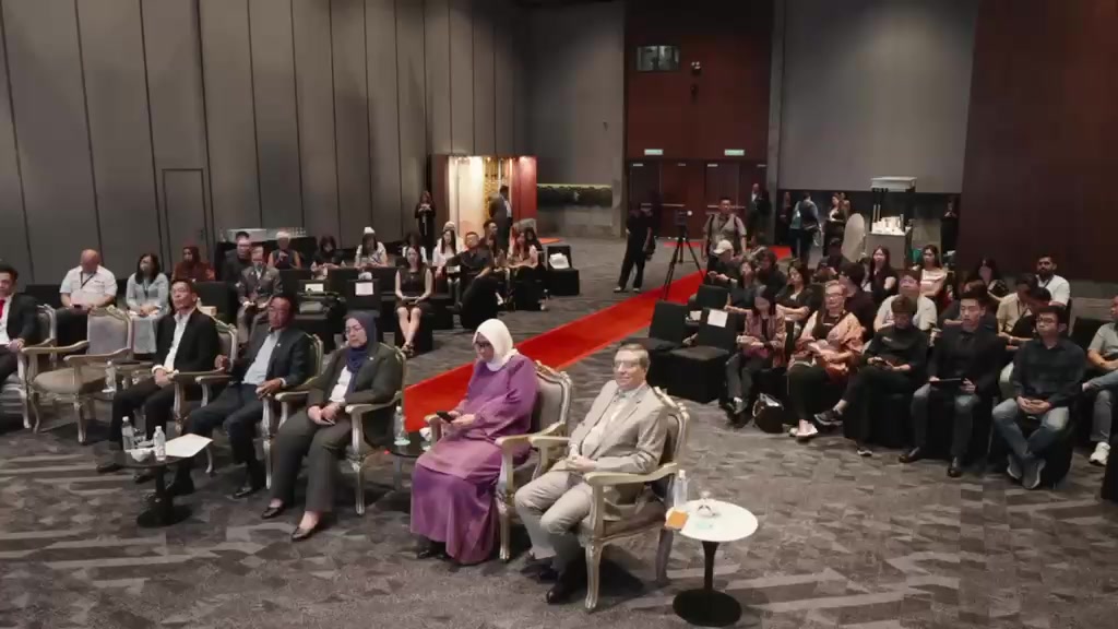 Guests seated in the room at the launch press conference